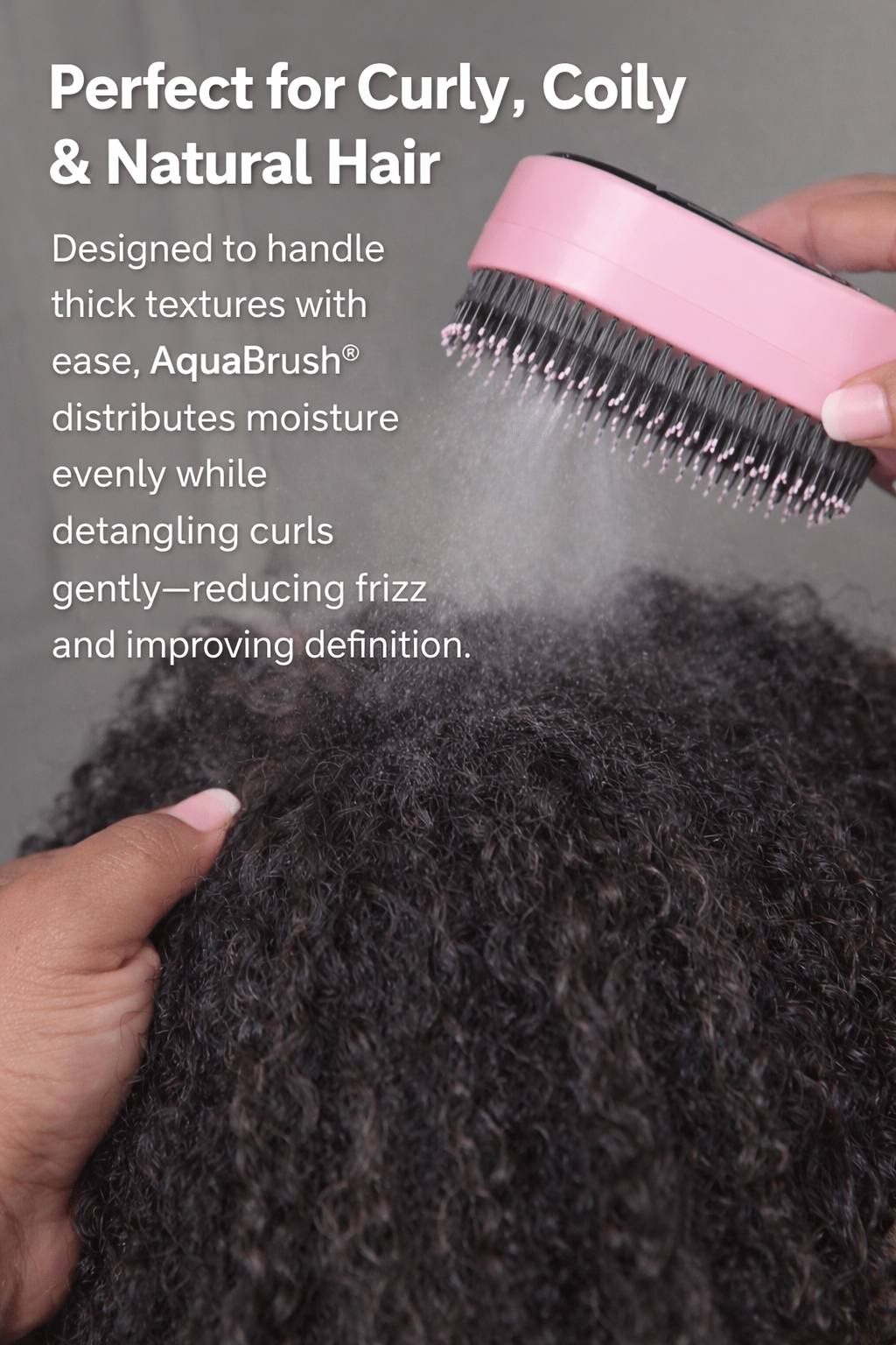 AquaBrush hair and beard grooming brush